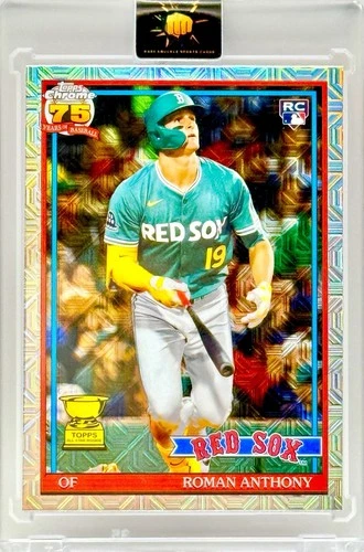 Roman Anthony RARE ROOKIE RC SILVER MOJO REFRACTOR INVESTMENT CARD SSP HOT