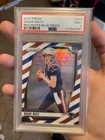2024 Panini Prizm Drake Maye #329 RC Red White Blue Prizm RC PSA 9 Color Match