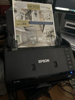 Epson Workforce ES 400 Color Duplex Scanner With Power Adapter And USB 3.0 Cable