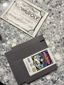 Monopoly NES Nintendo Complete CIB Authenic! Great Condition! Very Nice!