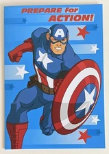 "Prepare For Action" Happy Birthday Greeting Card (+ Envelope 5x7")/ Son