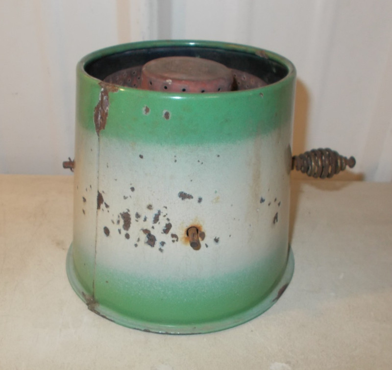 VINTAGE Enamel Kerosene Stove Burner Chimney Parts Repair Repurpose