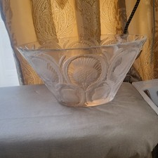 Grand bol authentique Lalique Chardon. Bowl