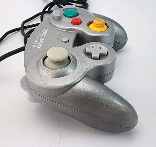 Nintendo GameCube Controller Platinum Sliver OEM Original DOL-003 - Picture 2 of 4