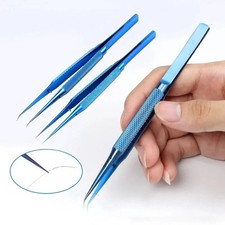 Titanium Alloy Fine Tip Tweezers 0.15mm Precision Repair Tools Craft Tweezers