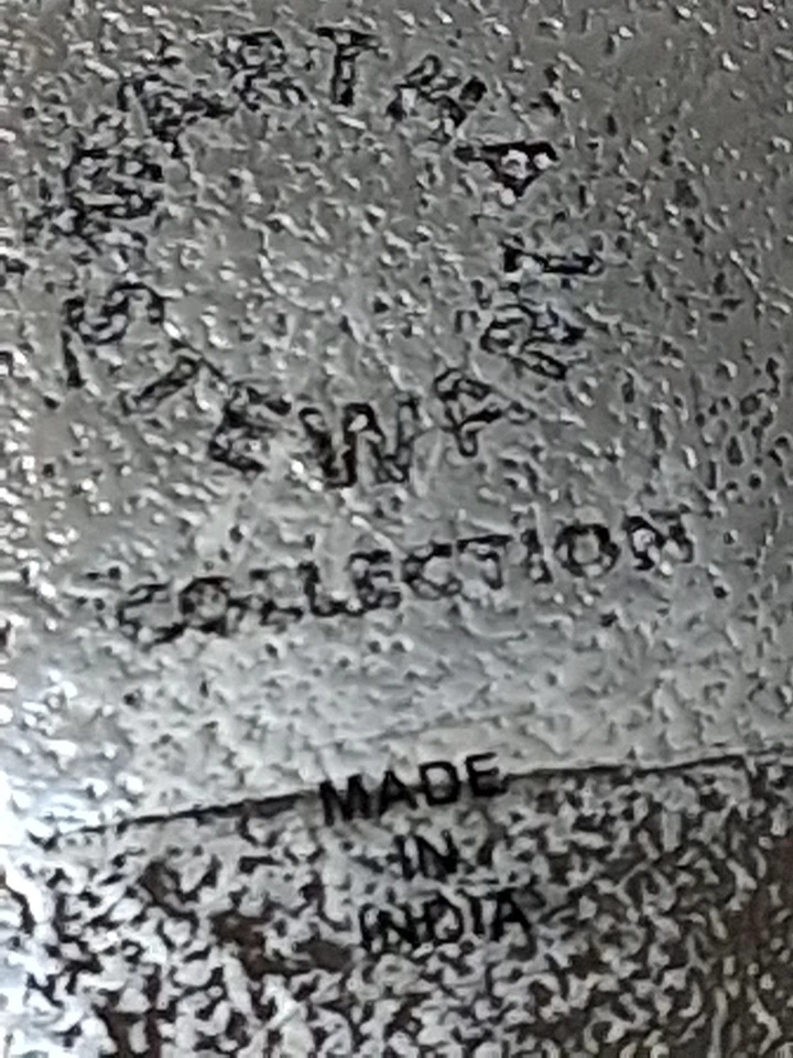 Ensaladera Martha Stewart Collection Park Leaves 12 pulgadas aluminio India  Foto 4 de 4