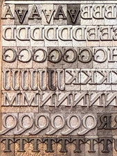 24 pt Goudy Handtooled (ATF 475) for Letterpress Type for printing #3