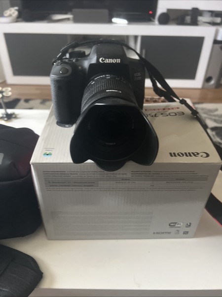 CAMARA DIGITAL REFLEX CANON EOS 750D+EF-S 18-55MM 1:3.5-5.6 IS STM 19213639