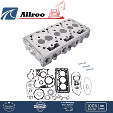 Complete Cylinder Head with Valves & Full Gasket Kit Fit for Kubota D902 RTV900