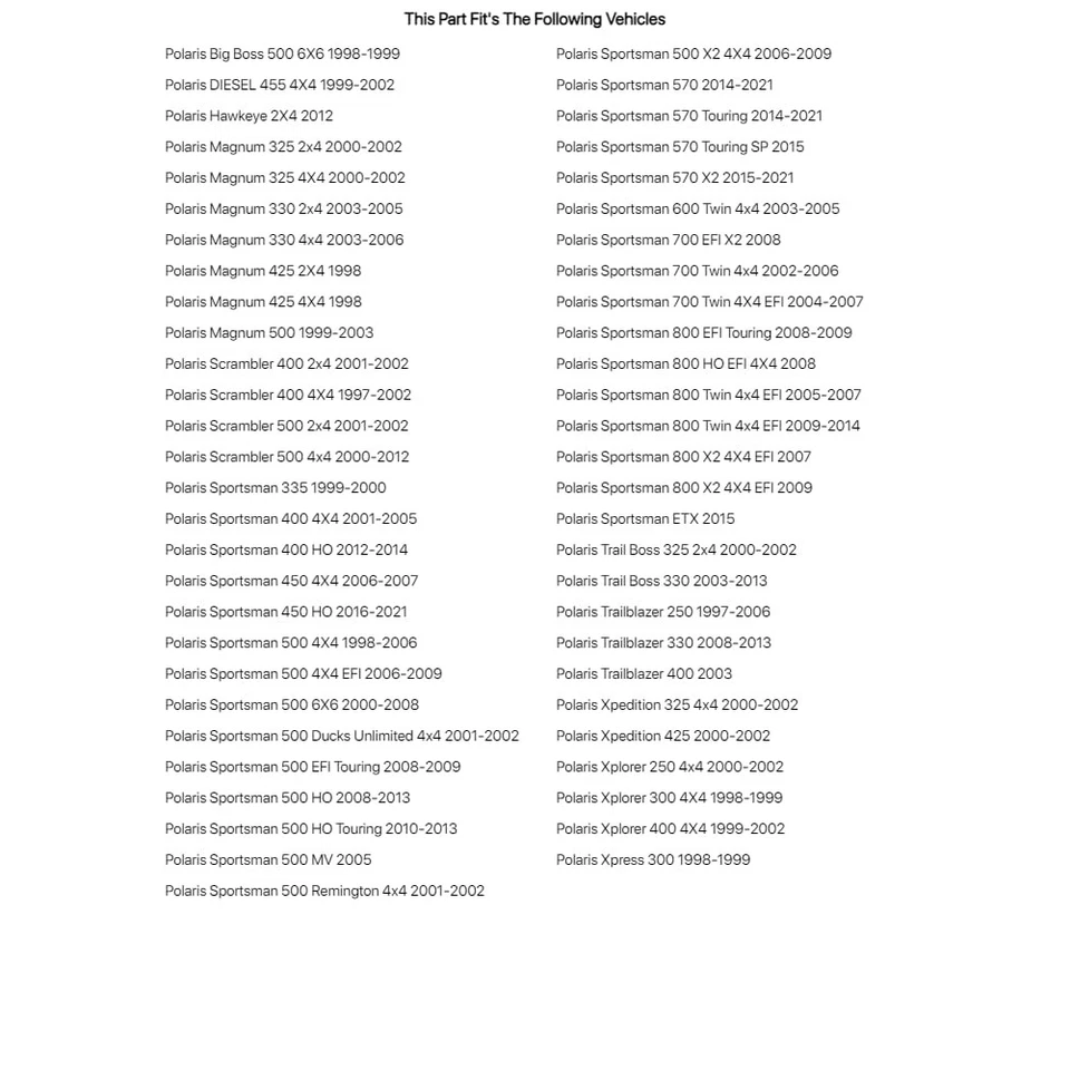 Tusk Tie Rod Ends For Polaris DIESEL 455 4X4 1999-2002 - Image 3 of 4