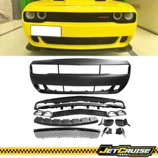 Fits 08-14 Dodge Challenger Front Bumper Cover Conversion w/ Grille PP