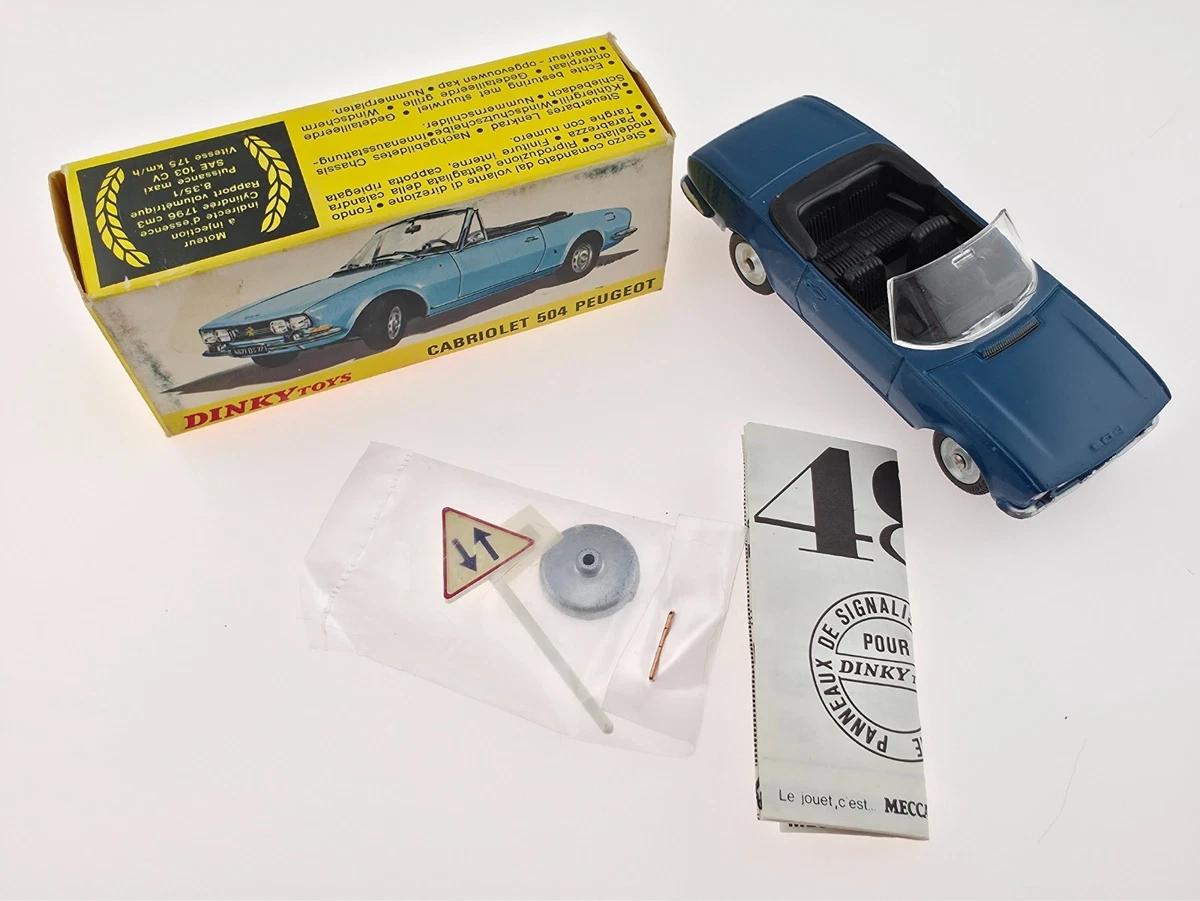 Dinky Peugeot 1:43 Vintage Manufacture Diecast Cars, Trucks & Vans