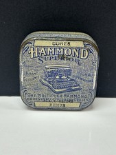 Antique 1920’s Hammond Superior The Multiplex Typewriter Ribbon Tin Rare thumbnail