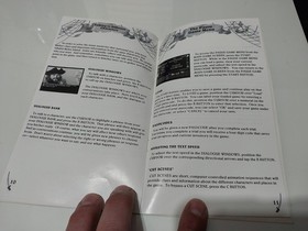 The Secret Of Monkey Island Sega CD Instruction Manual Only, No Game Or Box