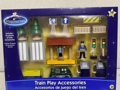 Imaginarium Train Play Accessories 18 pieces Tree Traffic Light Signs etc NIB
