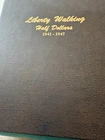 Walking Liberty Half Dollar Set 1941–1947 Album Silver 90% US Coins Lot