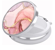 Pill Box, Small Pill Case for Purse & Pocket, Cute Medicine Organizer Travel Pil