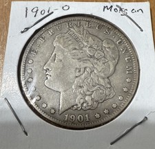 1901-O Morgan Silver $1 Dollar Coin New Orleans KEY DATE Beautiful Luster!