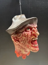 New Line Nightmare on Elm Street Freddy Krueger Rubber Shrunken Head 8” Long