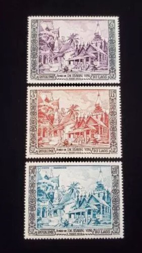 LAOS Kingdom (1954 Mi#40-42 Jubilee of King Sisavang Vong) MNH SuperB C.V. € 320