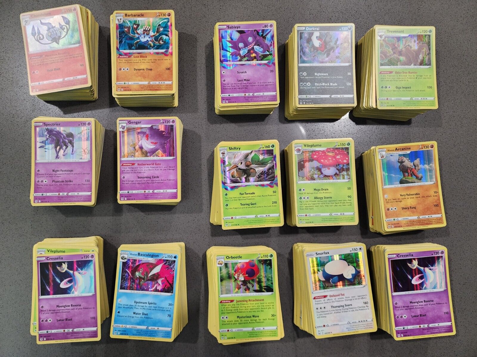 Complete Set of Lost Origin V Cards, 12 Card Lot