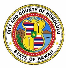 Seal of Honolulu Hawaii Sticker Decal