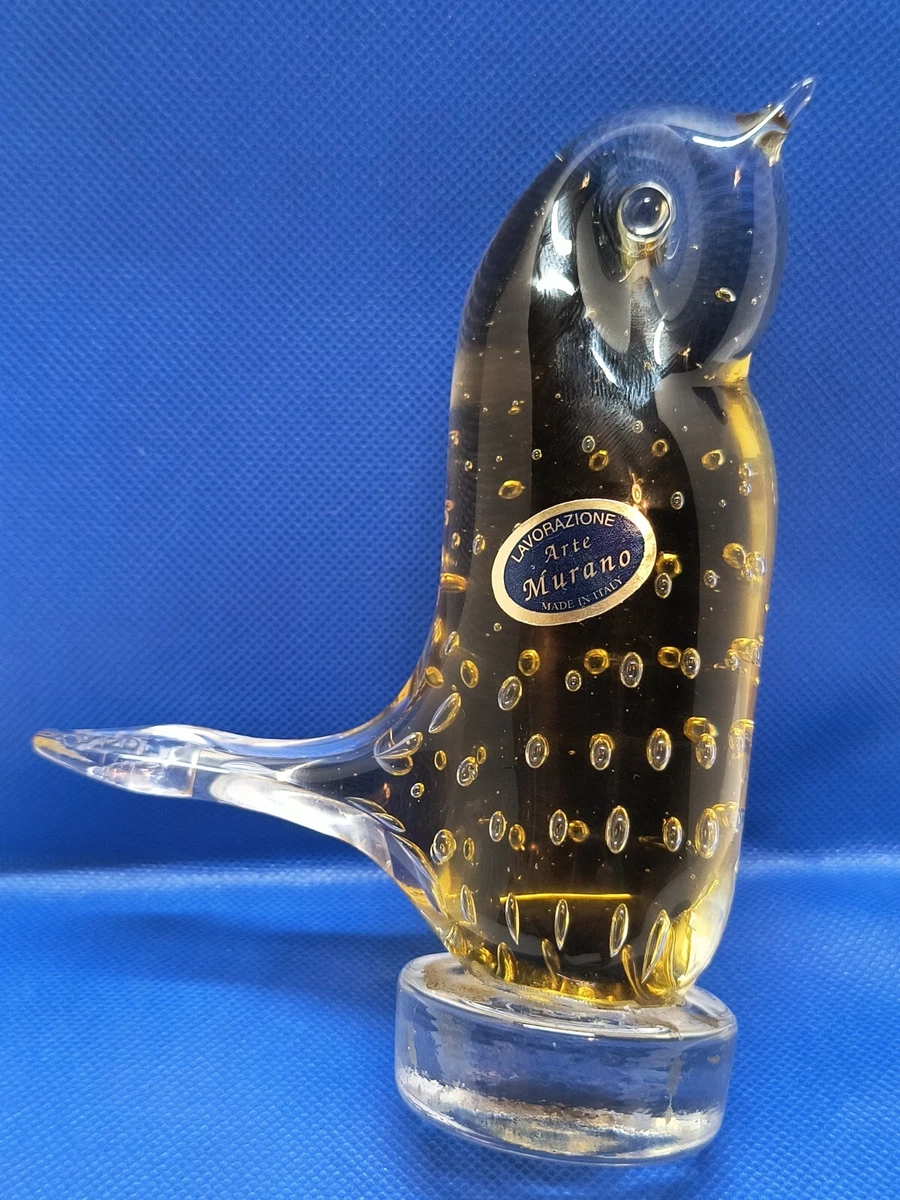 ムラーノガラス ペンギン置物 27cm Murano Italy ヴィンテージ ムラーノガラス ペンギン置物 27cm Murano Italy ヴィンテージ