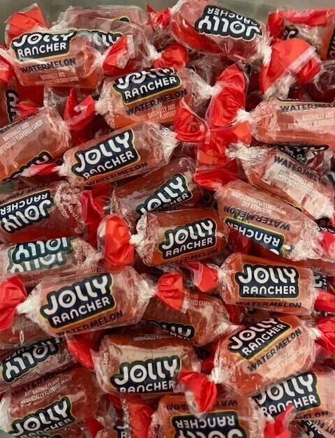 JOLLY RANCHER Hard Candy- "ALL WATERMELON" Flavor Hard Candy- {50 PIECES}