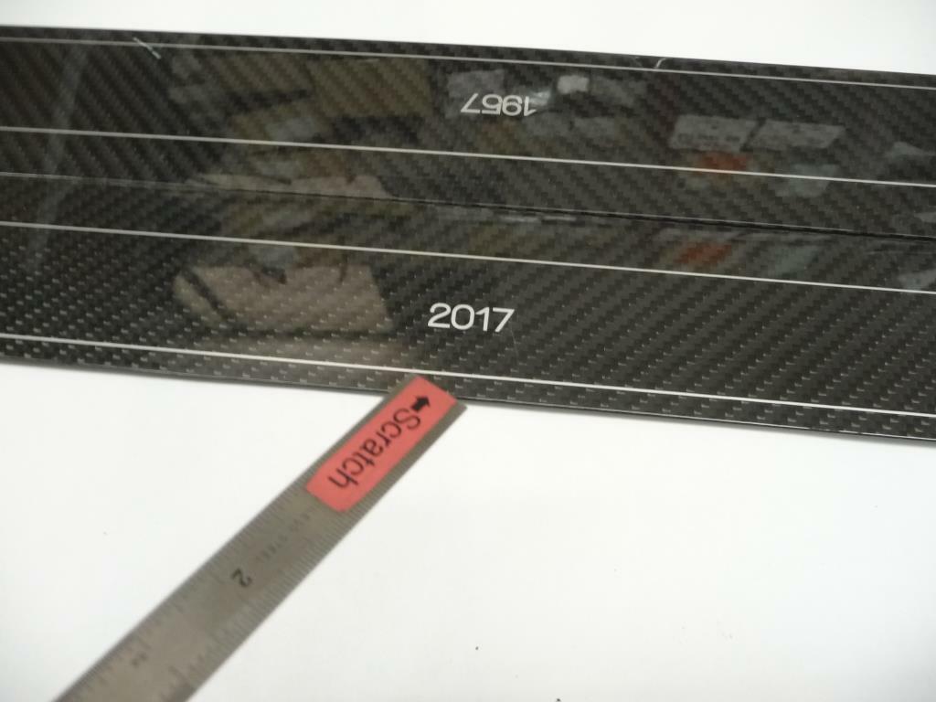 2017 Maserati GranTurismo 1 of 400 1957/2017 Carbon Fiber Kickplate Left Right