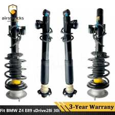 4X Fit BMW Z4 E89 sDrive28i 30i 35i Front Rear Shock Struts Assembly 2009-2016