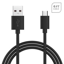 Black Color 5 feet Long USB Data Sync Charger Cable MicroUSB Connector Cord Wire