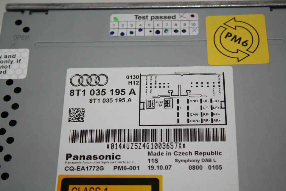 ORIGINAL AUDI A4 S4 A5 S5 Auto CD Card MP3 SD Wechsler Radio Радио 8T1057195A - Bild 3 von 4