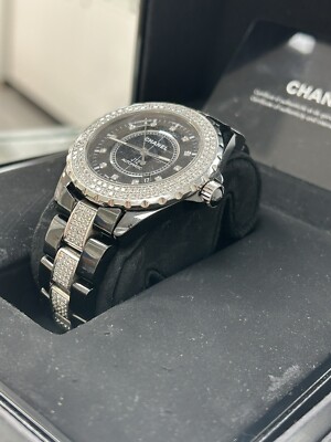 Chanel J12 Watch with Custom Diamond Bezel And Bracelet UK