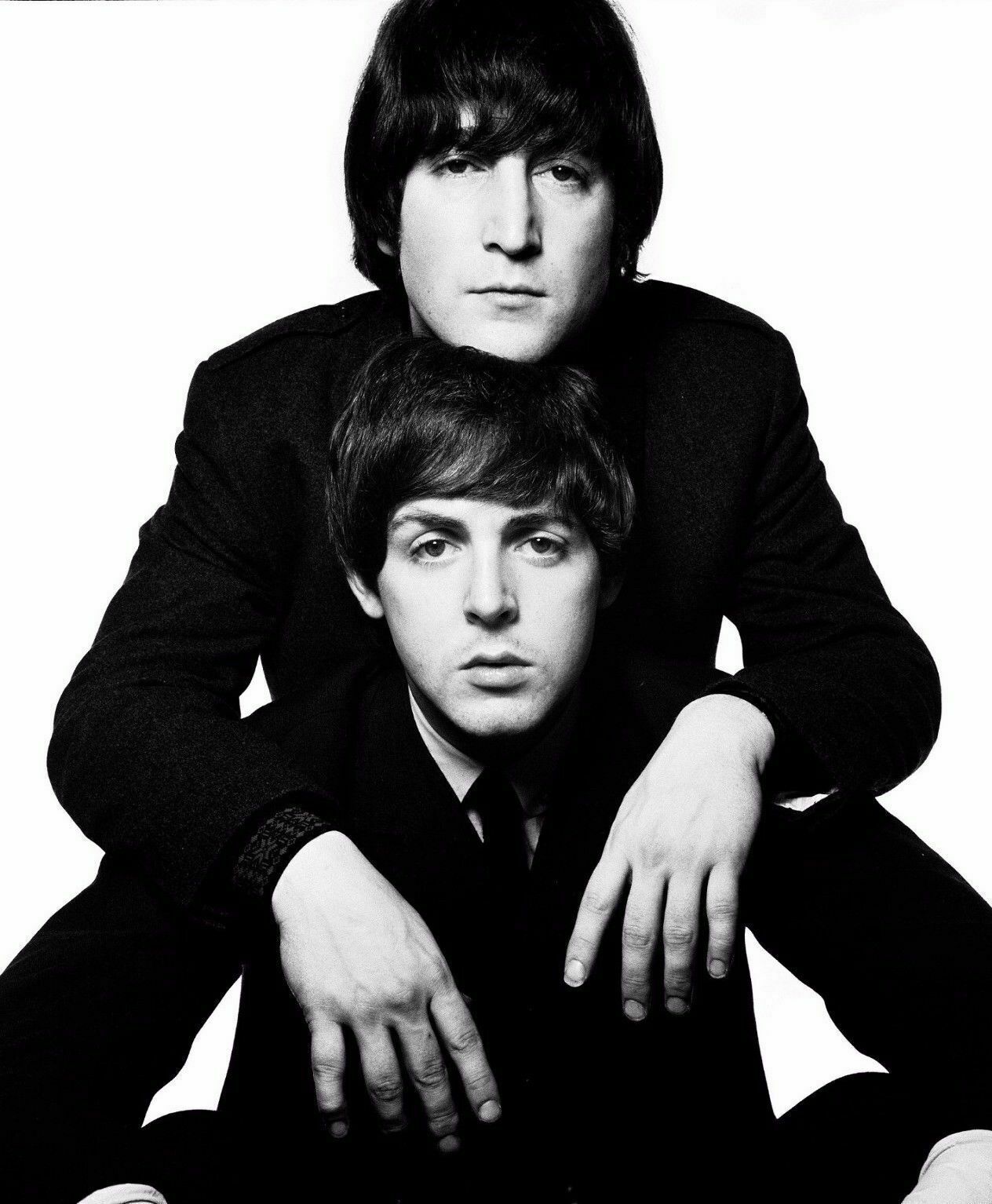 Paul Mccartney John Lennon The Beatles 8x10 Photo