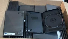 Lot of 5 Authentic Blockbuster Video Movie EMPTY DVD Rental Cases Only Logo