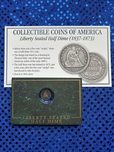1858 O Seated Liberty Half Dime- New Orleans, VG/Fine Details