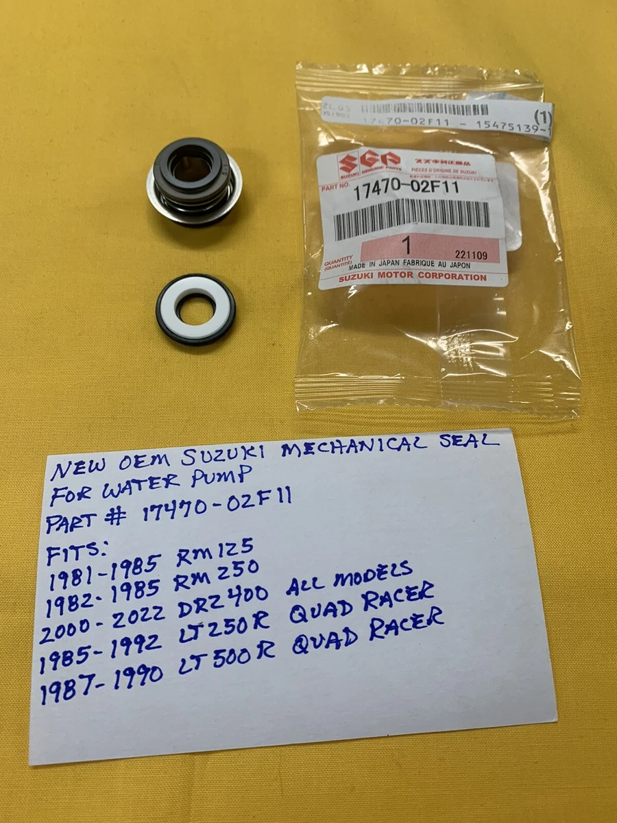 OEM SUZUKI Mechanical Water Pump Seal (17470-02F11) RM125, RM250 