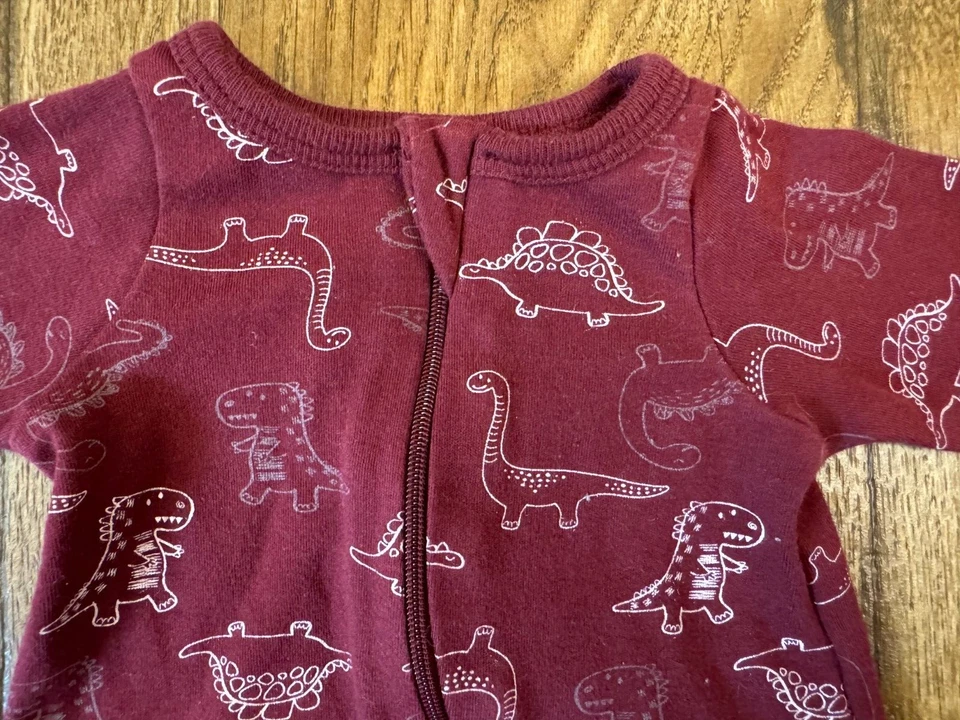 Wonder Nation Bebé Dormitorio Niño Prematuro Dinosaurio Conjunto Muñeca Renacida Ropa Dinos Foto 3 de 4