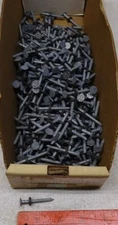 **  3+ Pound LOT - COATED Roofing & Siding NAILS w WASHER -  1 3/4 in  - 360 pcs