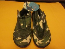 Frisky Kid's Water Shoes Army Green New No Box Size 2