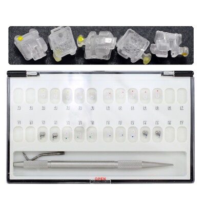 Orthodontic Self Ligating Brackets Ceramic Braces Damon Clear Style Roth MBT 022