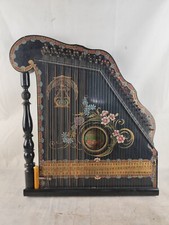 Antique Zither Concert Harps Antique Collectible 