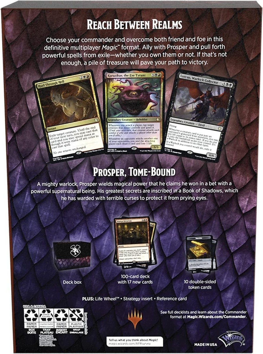 Magic MTG Adventures in The Forgotten Realms Commander Deck Planar
