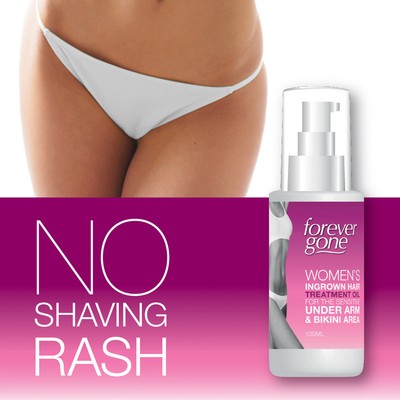 Forever Gone Womens Ingrown Hair Treatment Oil Sensitive Underarm