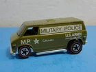 Vintage Hot Wheels Redline U.S. Army Military Police Van 1974