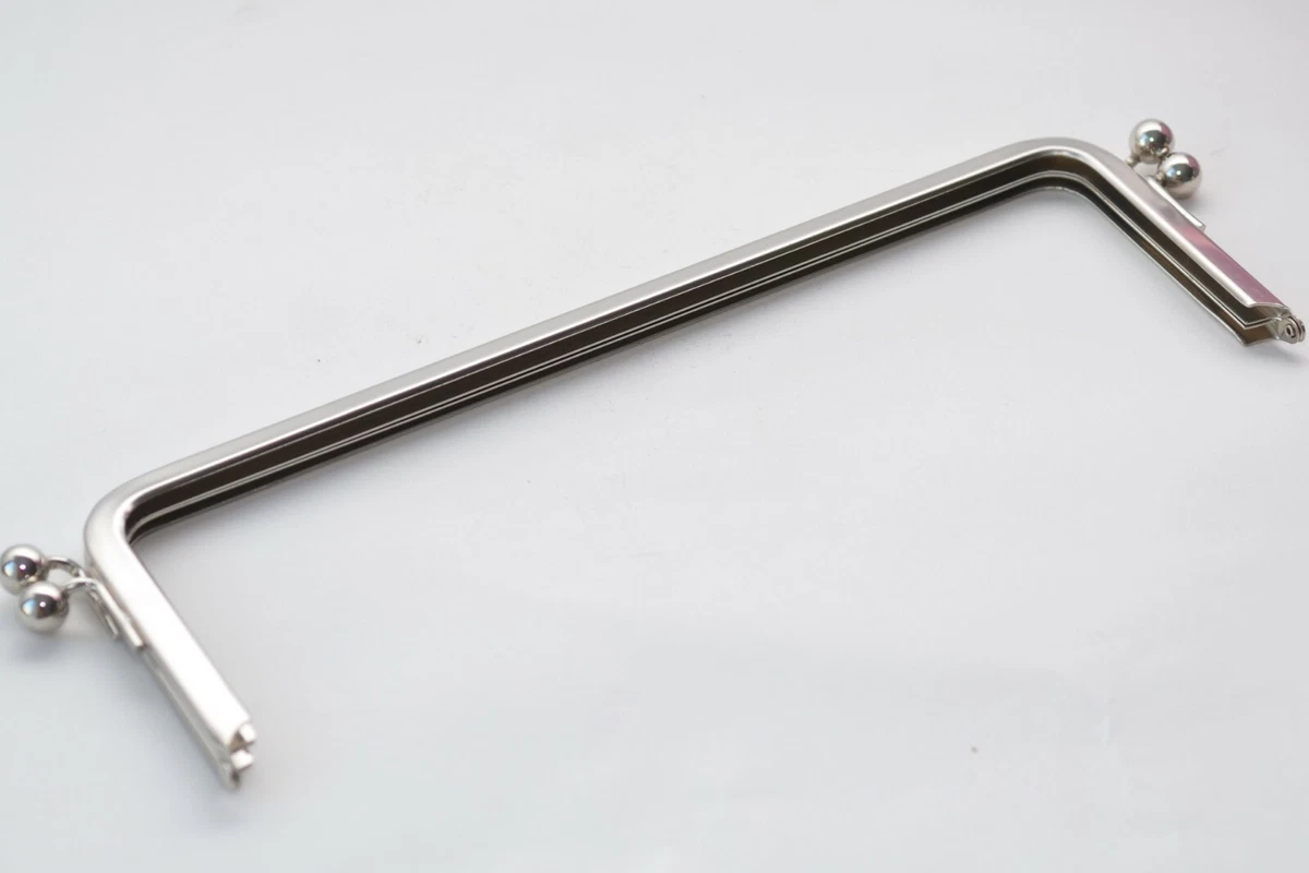4 Stück U-Form Taschenrahmen Aus Aluminium – 20x9,2 Cm, Mit Kussverschluss, Zum Einnähen Für DIY Handtaschen & Geldbörsen