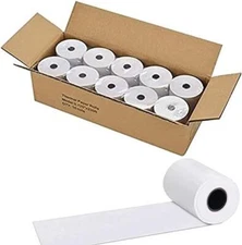 Thermal Receipt Paper 3 1/8 x 230ft Pos Receipt Paper Rolls Cash Register 