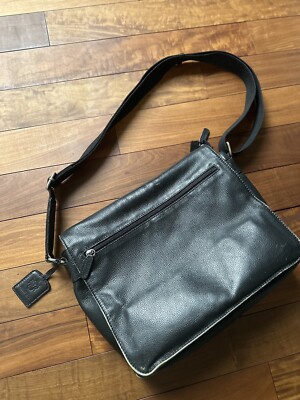 Leonard Heyden Aktentasche/Umhängetasche  Den Haag Messenger M Black  UVP 209 
