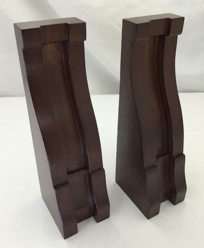 Solid Wood Corbel Counter Bar Mantle Shelf Support Bracket 2"x2.5"x7.38" Qty 2 - Picture 6 of 12