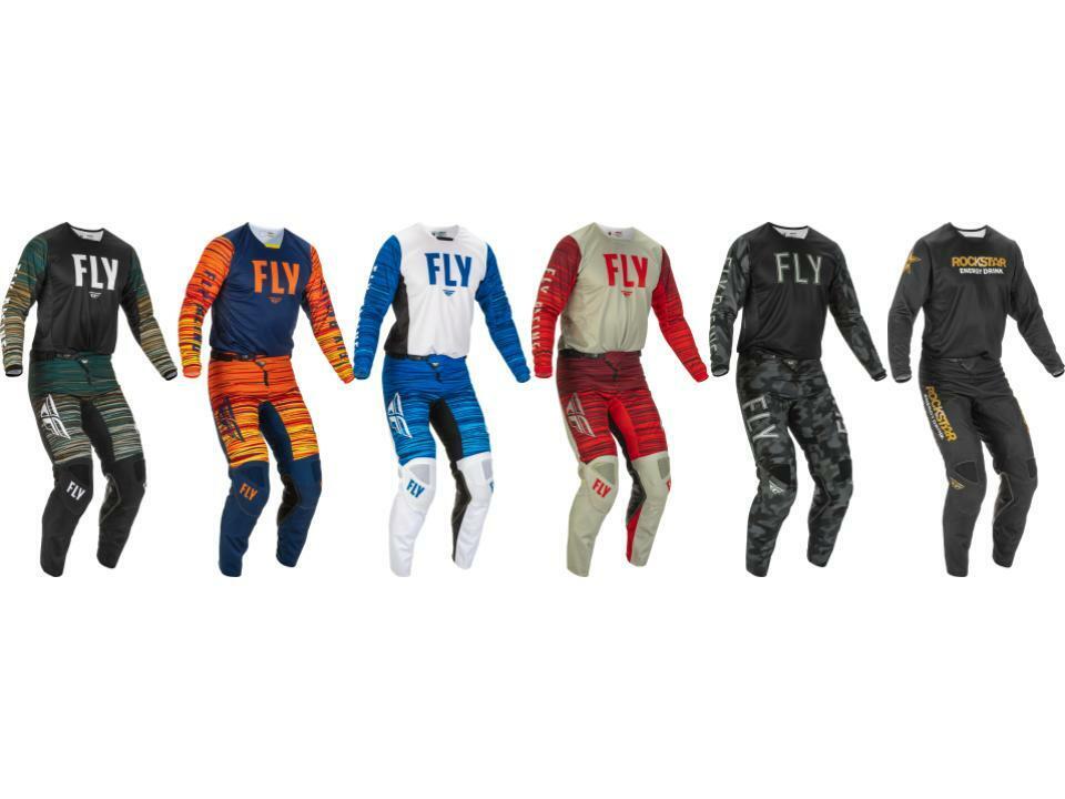 Fly Racing Kinetic Wave Jersey & Pant Combo Set MX Riding Fly Racing Kinetic Wave Jersey & Pant Combo Set MX Riding